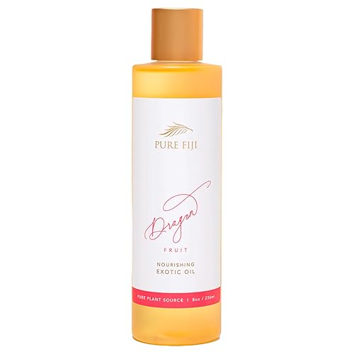 Pure Fiji Nourishing Body Oil With Vitamin E - Coconut & Dragon Fruit, 8Oz For Spa & Massage