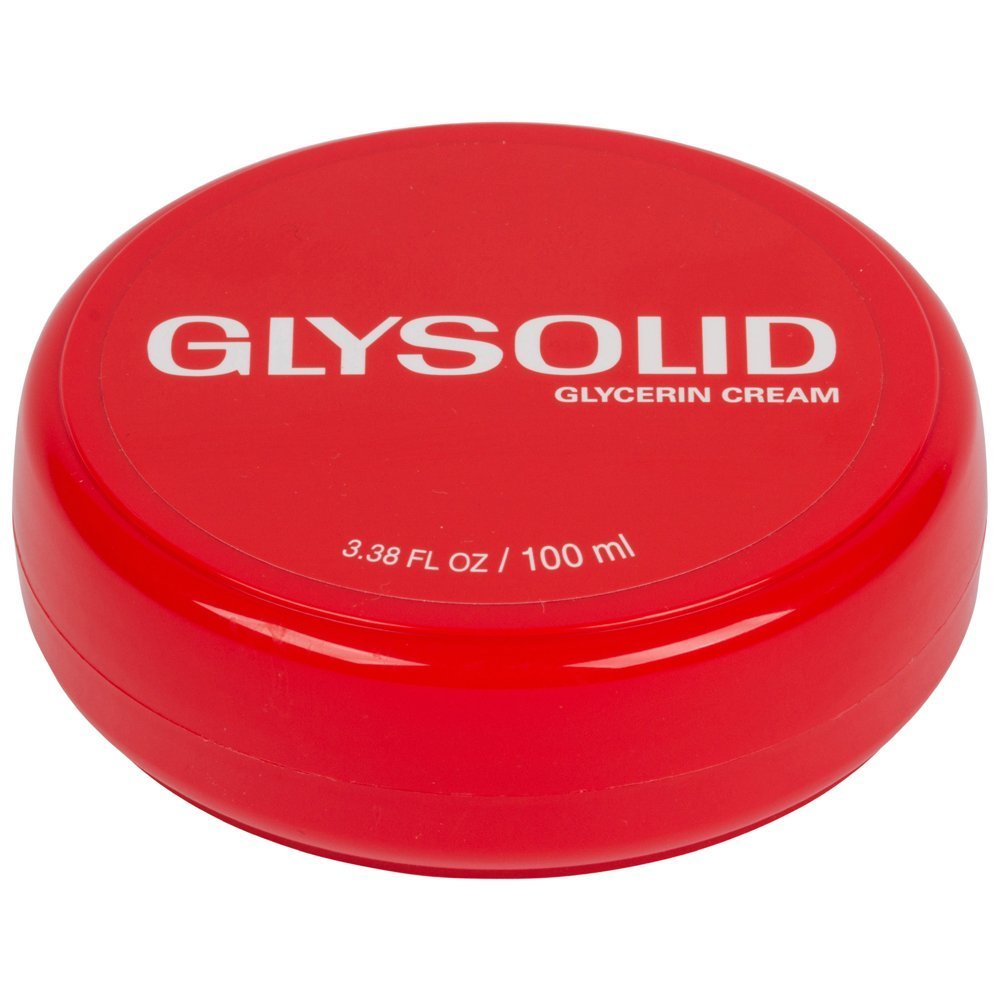 Glysolid 12-Pack Glycerin Cream For Skin, 3.38 Oz Jar - Hydrating Moisturizer