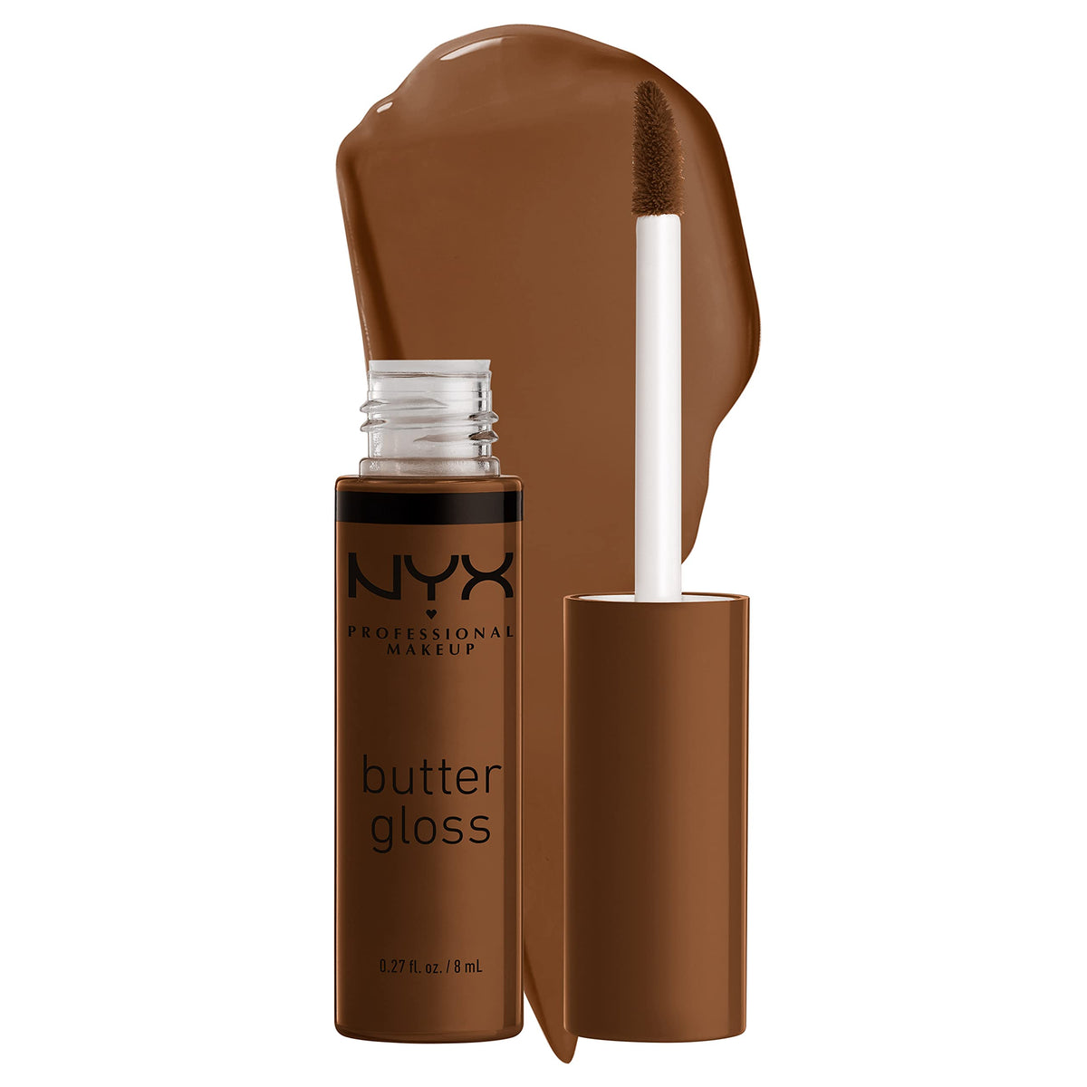 Nyx Professional Makeup Butter Gloss - Brown Sugar Caramelt Lip Gloss, 0.27 Fl Oz