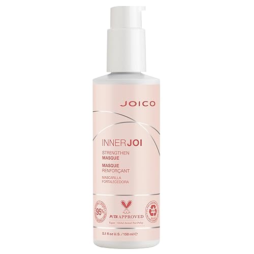 Joico Innerjoi Strengthen Oil Cream Masque For Damaged Hair | Vegan, Sulfate & Paraben Free, 5