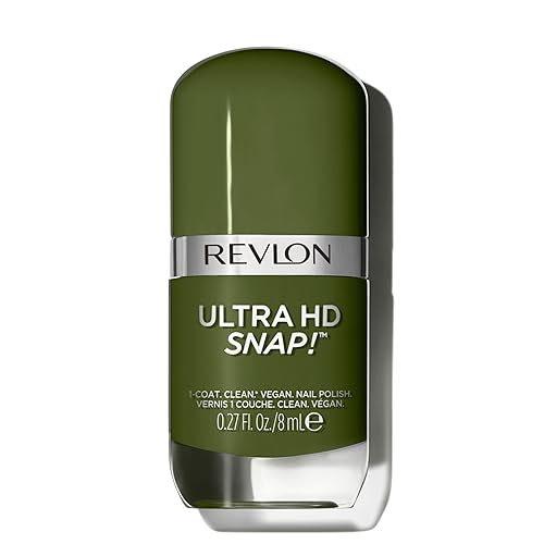 Revlon Ultra Hd Snap Nail Polish, 100% Vegan, 022 Commander In Chief, 0.27 Fl Oz, Halloween