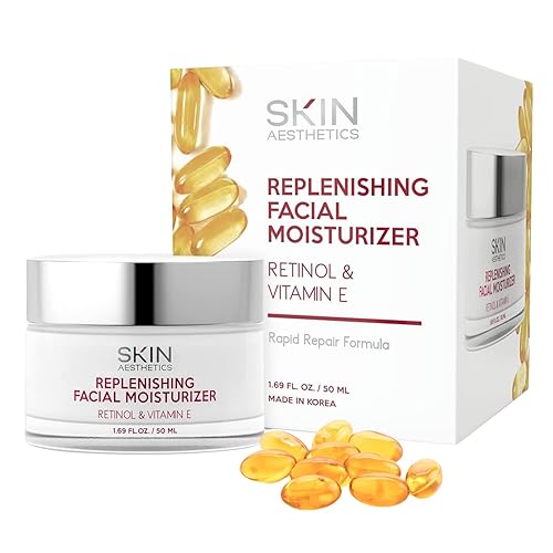 Skin Aesthetics Retinol & Vitamin E Face Moisturizer - Anti-Aging, Hydrating, 1.69 Oz