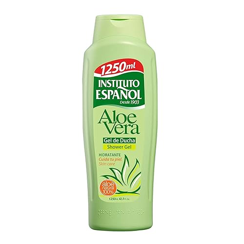 Instituto Español Aloe Vera Shower Gel 1250Ml – Moisturizing & Refreshing Body Cleanser