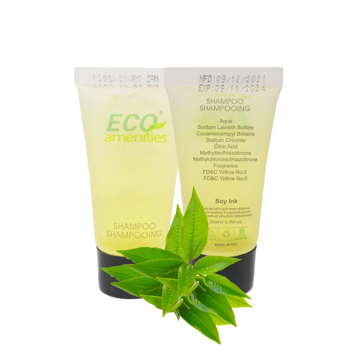 Eco Amenities Pack Of 72 Travel Size Hotel Shampoo, Mild & Refreshing 0.75Oz Toiletries