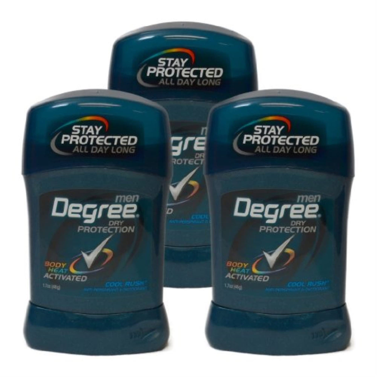 Degree Men'S Cool Rush Deodorant 1.7 Oz (3 Pack) - Long-Lasting Freshness And Protection