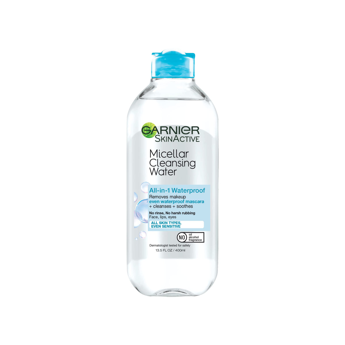 Garnier Micellar Water Makeup Remover, Hydrating Cleanser For Sensitive Skin, 13.5 Fl Oz