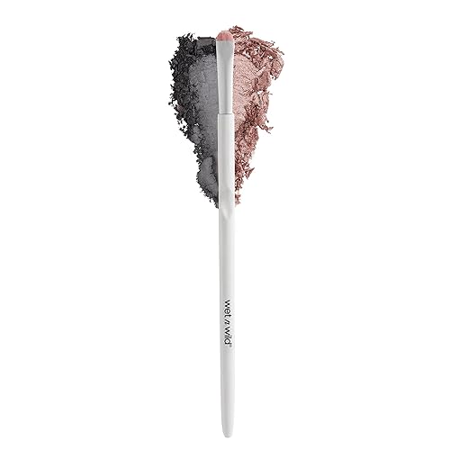 Wet N Wild Precision Eyeshadow Brush - Thin Synthetic, Ergonomic Handle, Cruelty-Free, Smoky