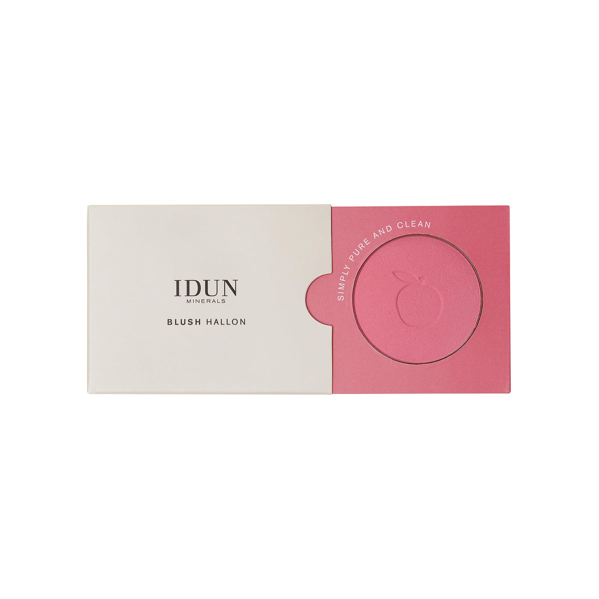 Idun Minerals Rosy Pink Mineral Blush - Pressed Powder, Intense Color Payoff, 0.21 Oz