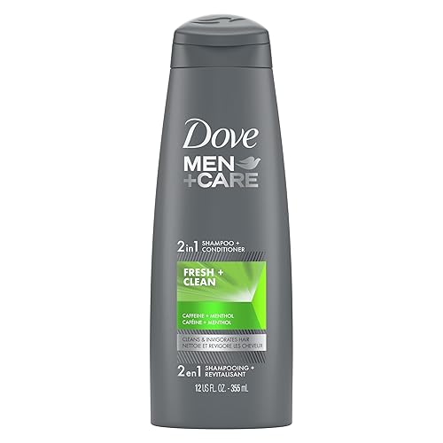 Dove Men + Care 2 In 1 Shampoo & Conditioner, Fresh Clean, 12 Oz, For Healthy Hair