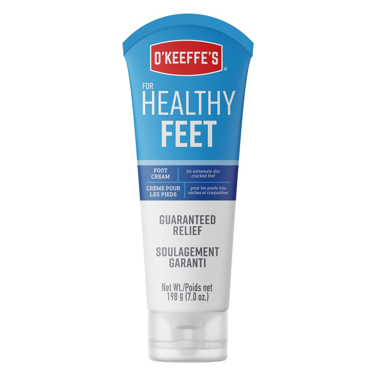 O'Keeffe'S Healthy Feet Foot Cream, 7 Oz - Instant Relief For Extremely Dry, Cracked Feet