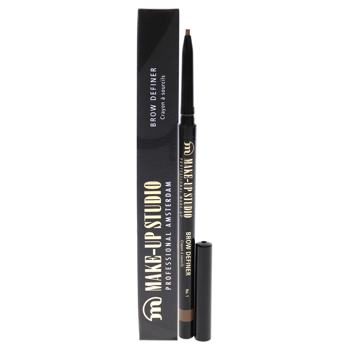 Make-Up Studio Brow Definer Eye Pencil - Buildable, Waterproof, 1 Blond Grey, 1 Count