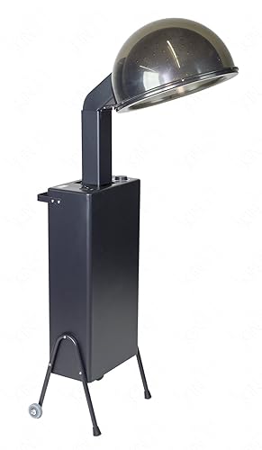 SKINACT 1150W Hooded Conditioning Hair Dryer with Stand, Timer & Adjustable Temperature, Black