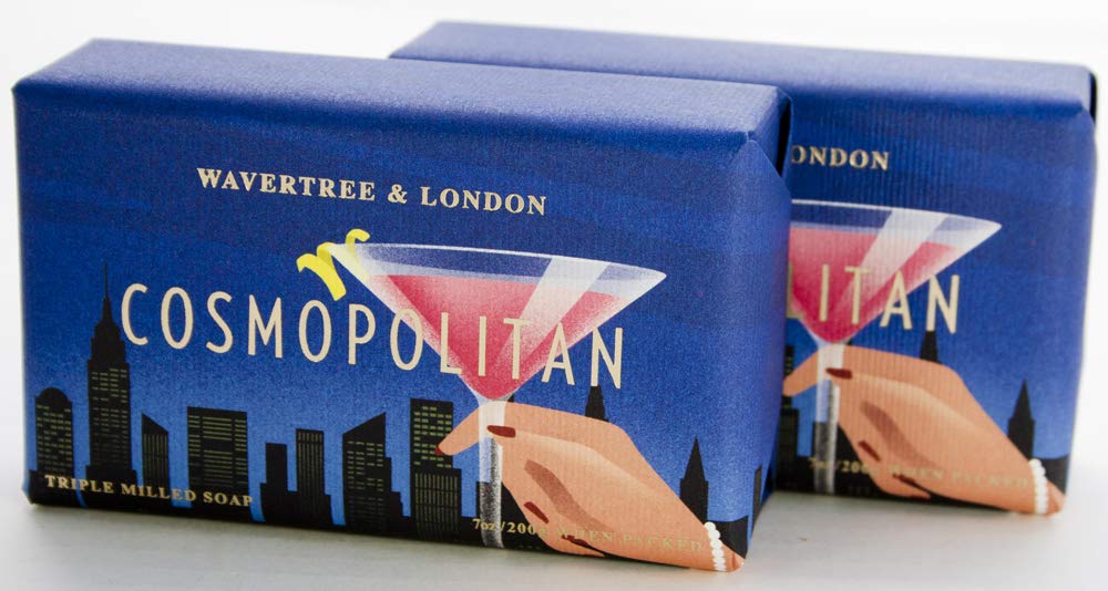 Wavertree & London Cosmopolitan Soap - 7 Oz (Pack Of 2) - Luxurious Fragrance