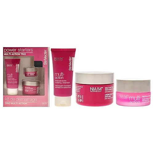 StriVectin Power Starters Face Trio - Multi-Action Skincare for Glowing, Youthful Skin