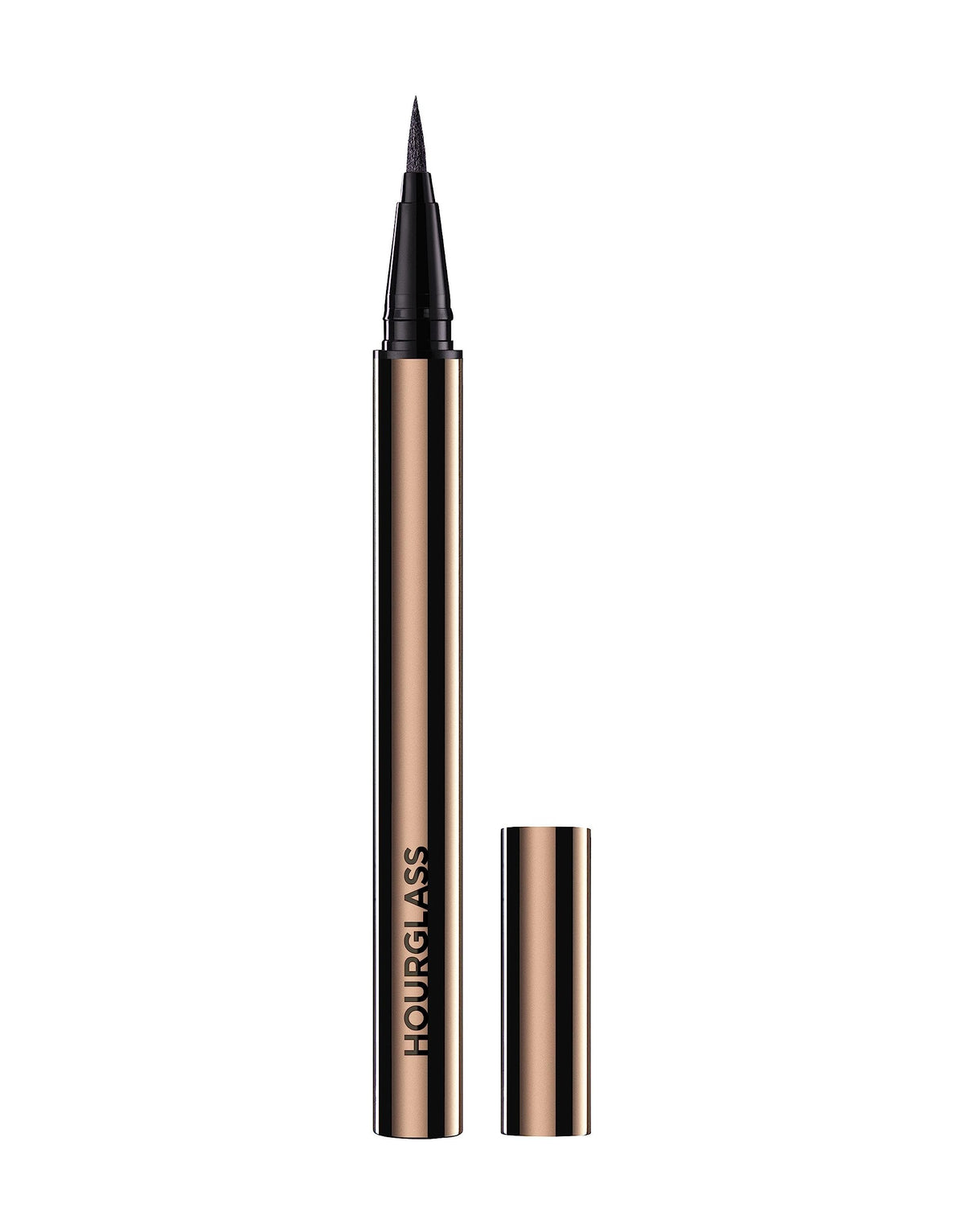 Hourglass Voyeur Waterproof Liquid Liner - Ultra Black, 0.02 Fl Oz - Long-Lasting Precision