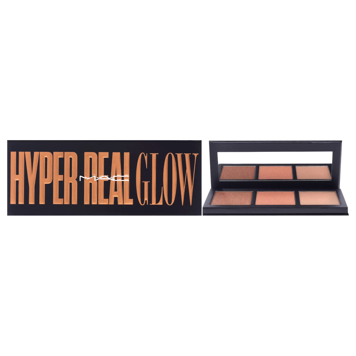 Mac Hyper Glow Palette - Shimmy Peach, 0.15 Oz Makeup For Women, Perfect For Radiant Looks