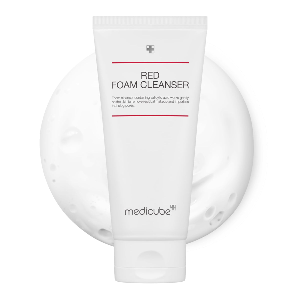 Medicube Red Foam Cleanser - Deep Cleansing, Sebum Control, Korean Skincare, 4.08 Fl Oz