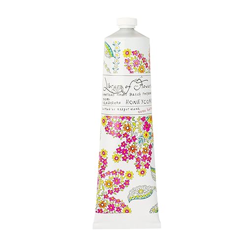 Library Of Flowers Honeycomb Handcreme, Sugared Fig & Ambrosia Honey, 2.3 Oz Moisturizing Lotion