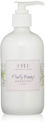 Farmhouse Fresh Rich Shea Butter Body Cream, Fluffy Bunny, 8Oz - Moisturizing & Nourishing