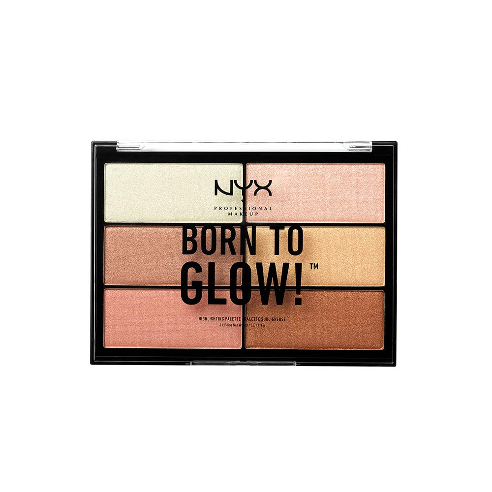 Nyx Professional Makeup Born To Glow Highlighting Palette - 0.17 Oz Radiant Highlighter