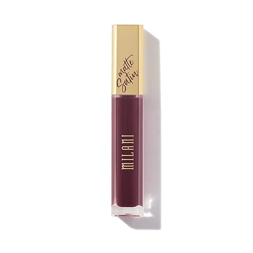 Milani Amore Satin Matte Lip Crème - Revel, 0.22 Fl Oz, Cruelty-Free Matte Lip Gloss