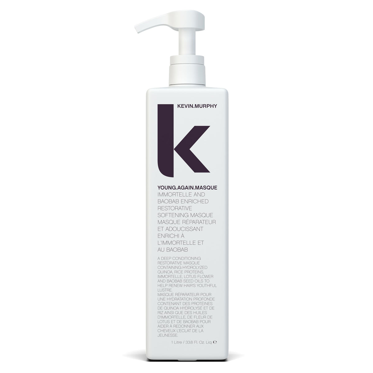 Kevin Murphy Young Again Face Masque - 33.8 Fl Oz Hydrating Hair Treatment