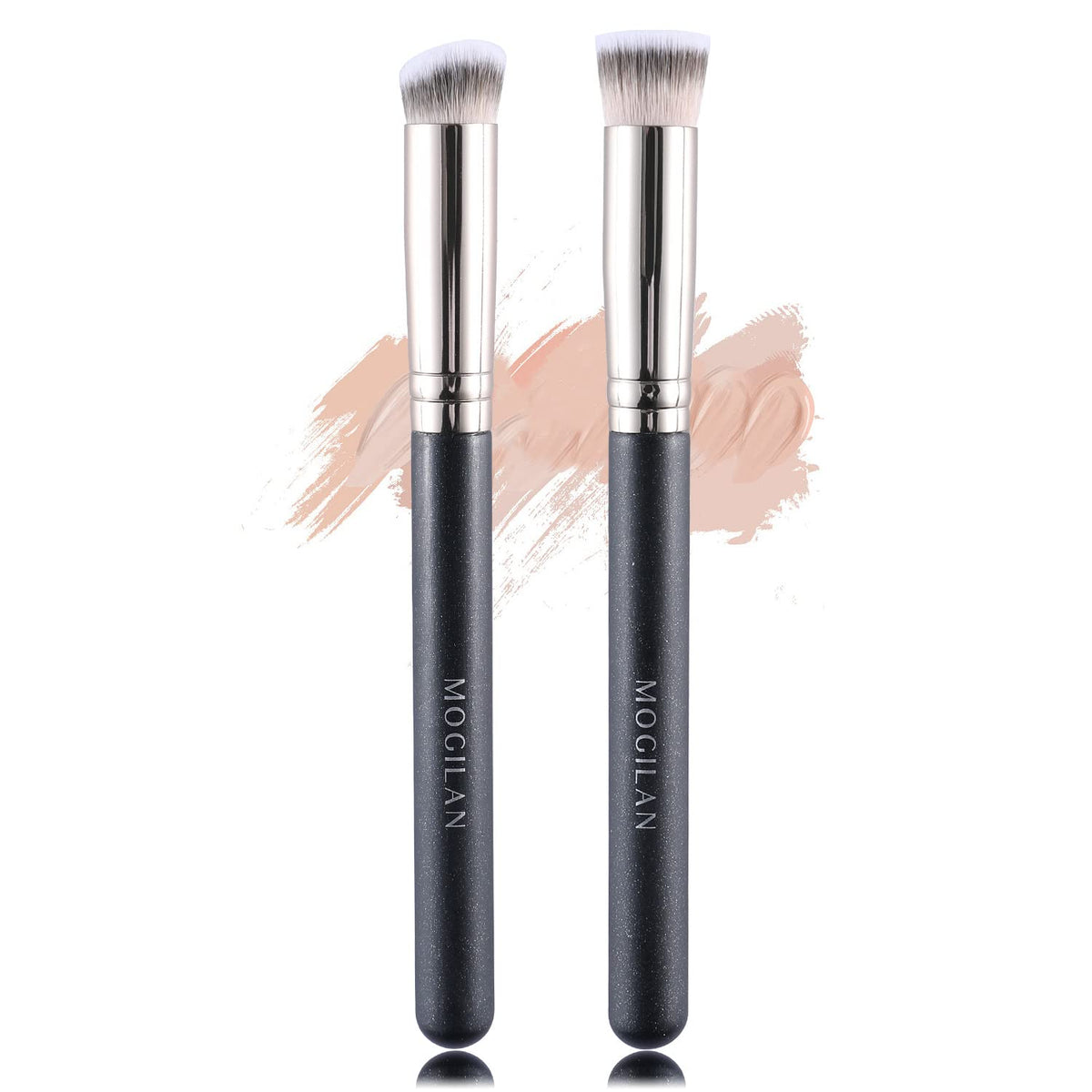 MOGILAN Foundation Brushes Set - Professional Concealer & Eye Makeup Brushes for Flawless Finish