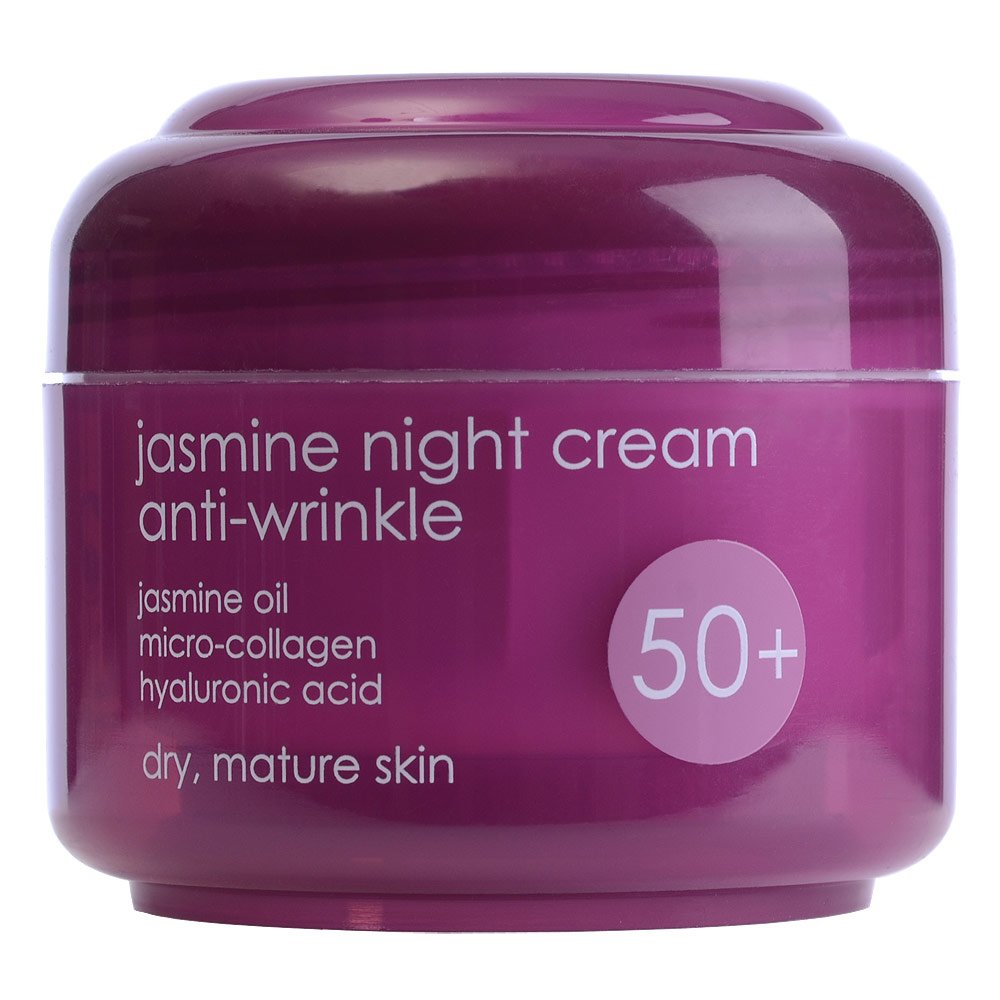 Ziaja Jasmine 50+ Night Cream - Anti-Aging Moisturizer, 1 Count