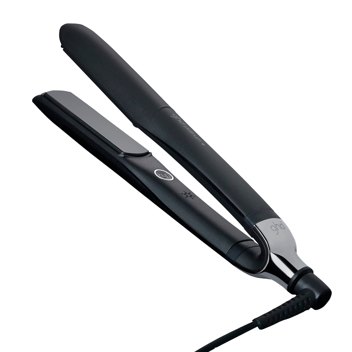 ghd Platinum+ 1&quot; Flat Iron - Professional Ceramic Hair Straightener for Shine & Color Protection, Black