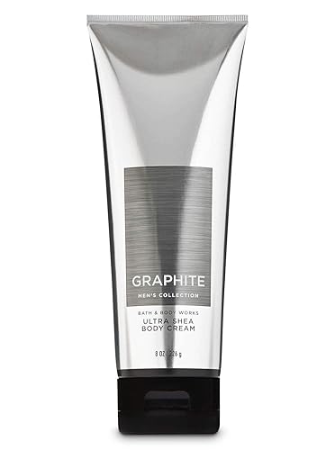 Bath & Body Works Graphite For Men Ultra Shea Body Cream 8 Oz Moisturizing Lotion