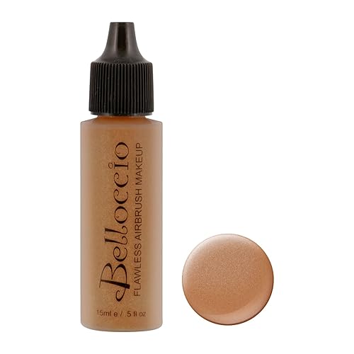 Belloccio Flawless Airbrush Makeup Bronzer - Radiant 0.5 Fl Oz For Smooth Finish