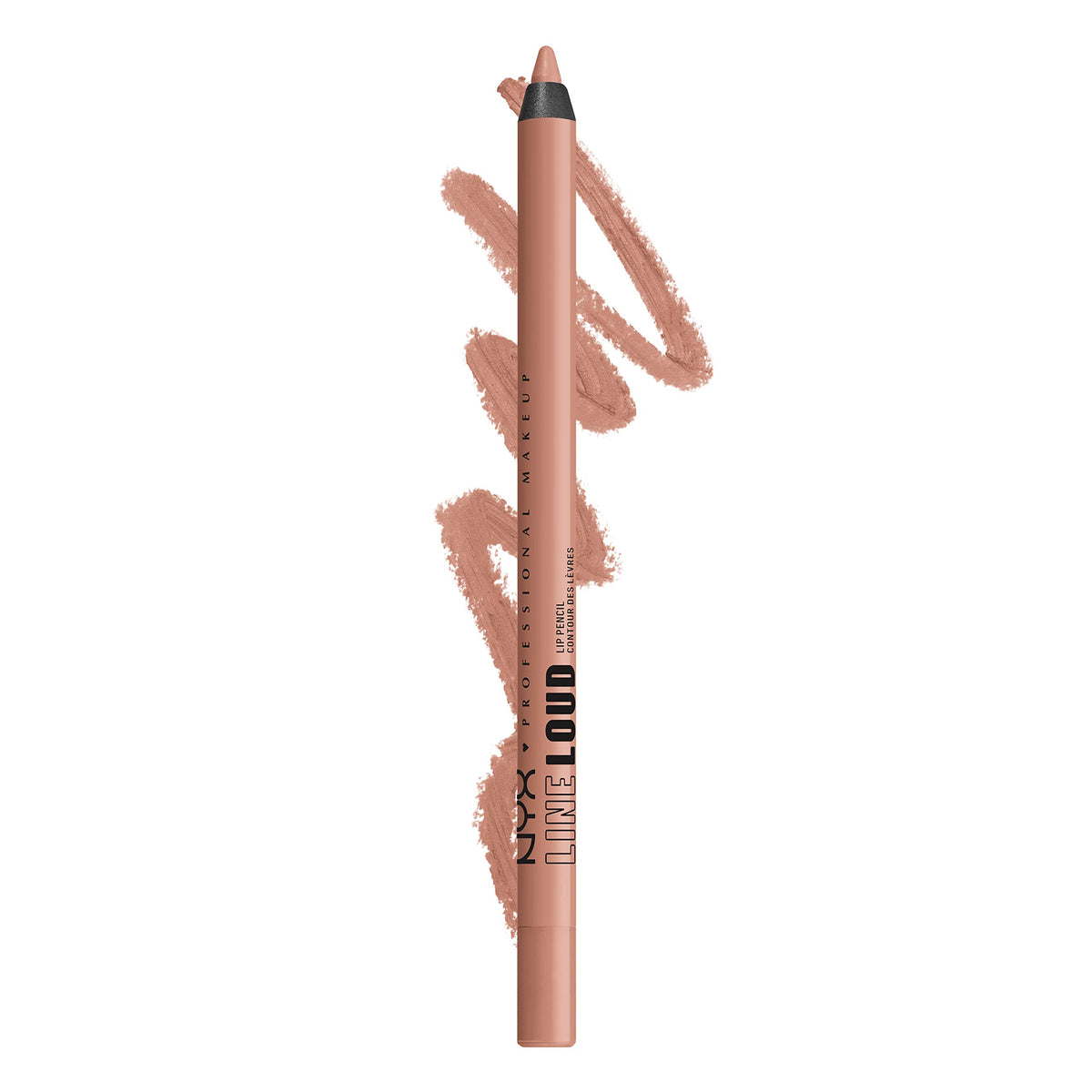 NYX PROFESSIONAL MAKEUP Line Loud Lip Liner - Longwear Pigmented Pencil, Goal Crusher Beige