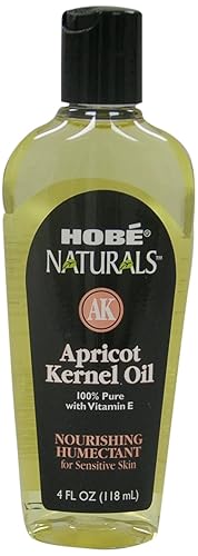 Hobe Naturals Apricot Kernel Oil - 4 Fl Oz - Nourishing Skin & Hair Moisturizer