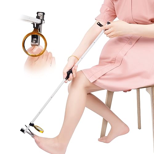 DEPSUNNY Foldable 32&quot; Long Handle Toenail Clippers with Magnifier - Ideal for Seniors & Patients