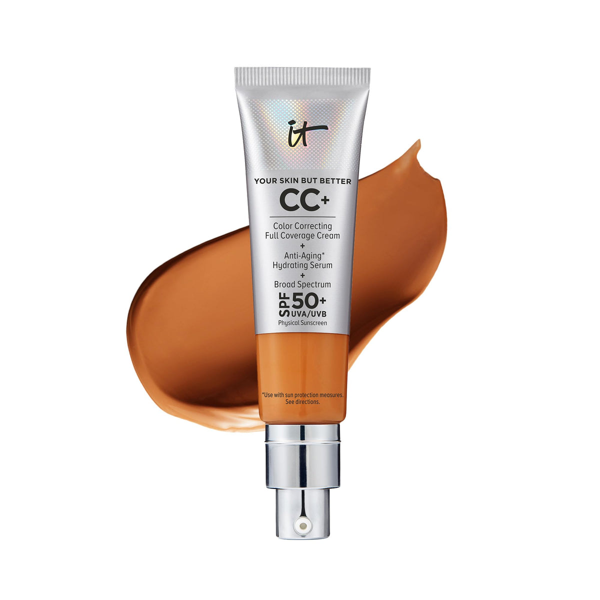 It Cosmetics Cc+ Cream Rich - Full Coverage Foundation & Hydrating Serum With Spf 50+ - 1.08 Fl Oz