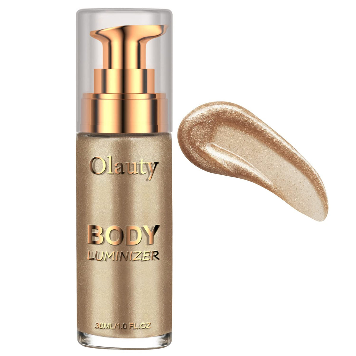 Firstfly Liquid Luminizer - Waterproof Shimmer Glow Highlighter For Face & Body, #05 Champagne Gold