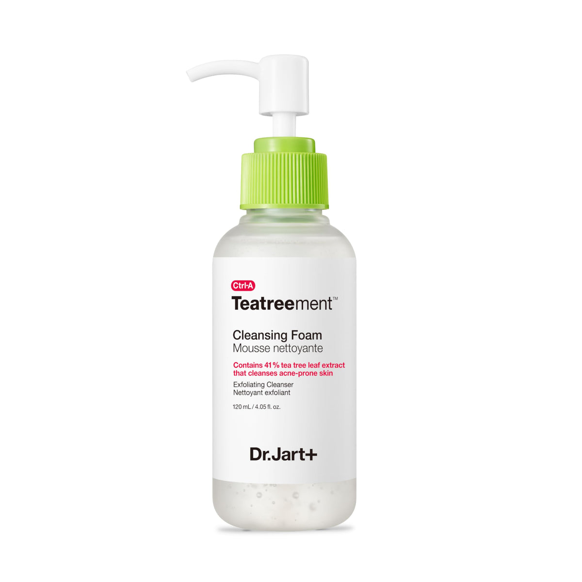 Dr.Jart+ Teatreement Cleansing Foam For Oily Skin | 4.05 Fl Oz Korean Face Wash