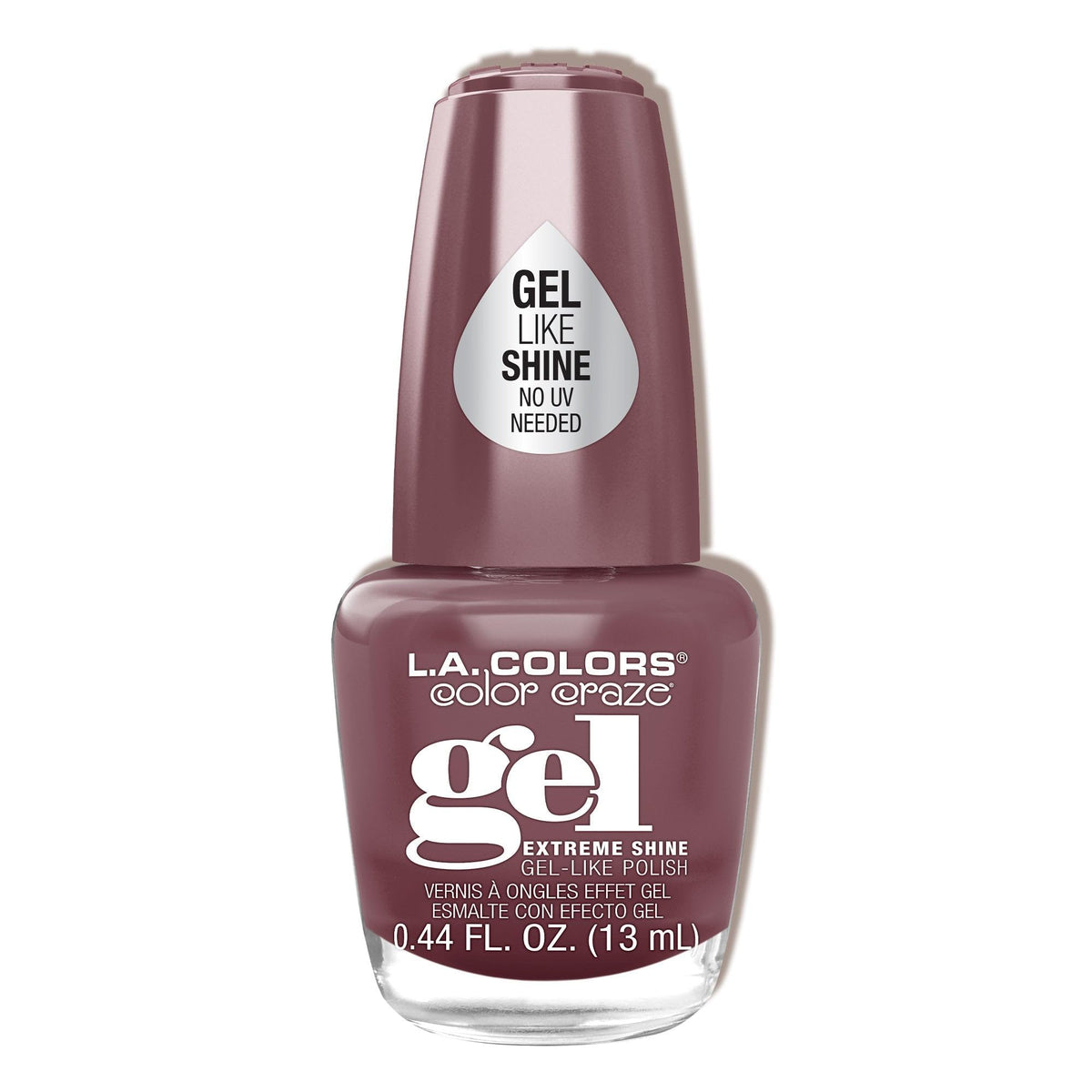 L.A. Colors Nude Gel Polish In Darling - 0.14 Fl Oz, Long-Lasting Nail Color