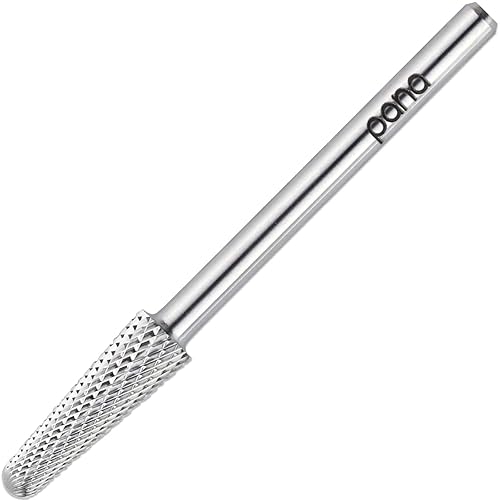 Beauticom Usa Cone Shape Carbide Nail Drill Bit - 3/32&quot; Shank, Fine Silver For Manicure/Pedicure