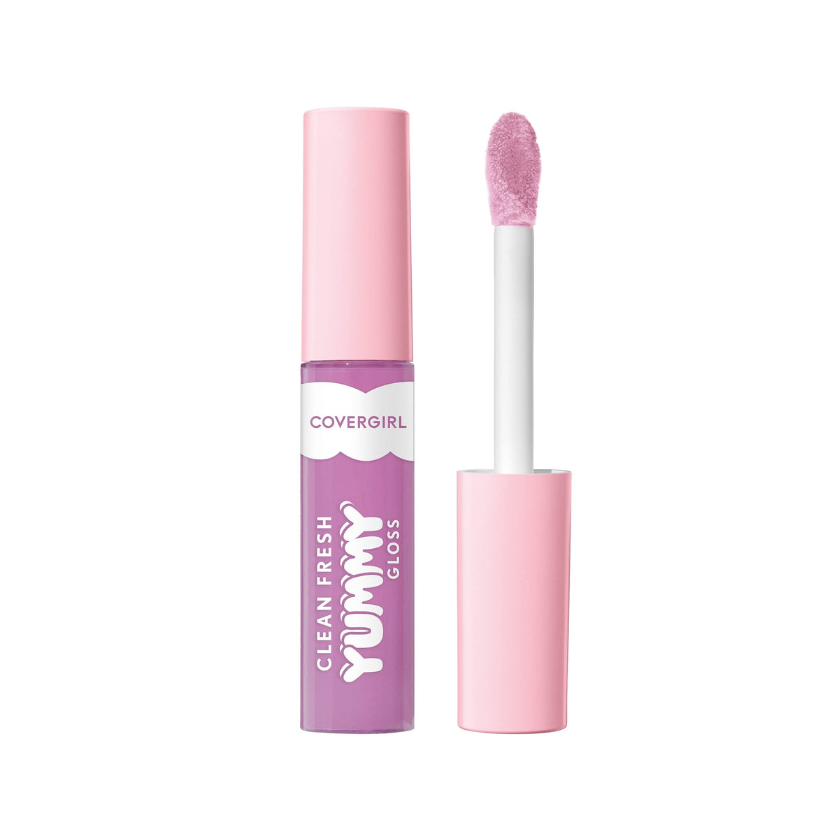 Covergirl Clean Fresh Yummy Gloss - Sheer Vegan Lip Gloss, Laugh-Vender, 0.33 Fl Oz