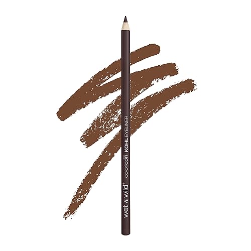 Wet N Wild Color Icon Kohl Eyeliner Pencil - Rich Brown, Long-Wearing, Cruelty-Free & Vegan