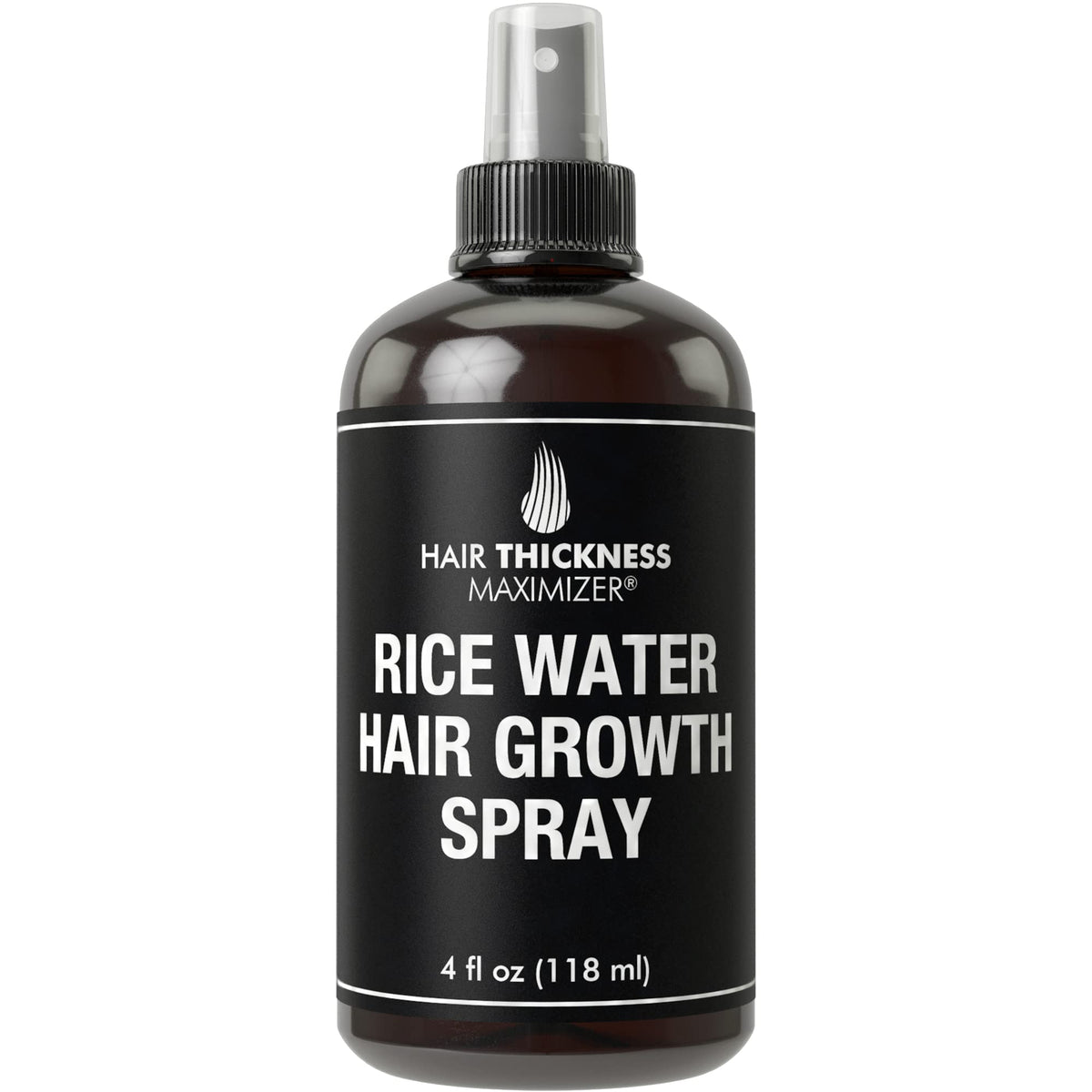 Hair Thickness Maximizer Rice Water Hair Growth Spray - Vegan, Moisturizing, Hydrating, 4 Fl Oz