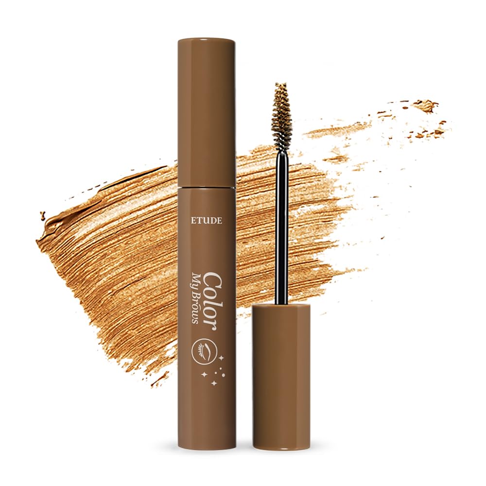 Etude Color My Brows Brow Mascara 9G - Natural Brown, Nourishing, Moisturizing Korean Makeup