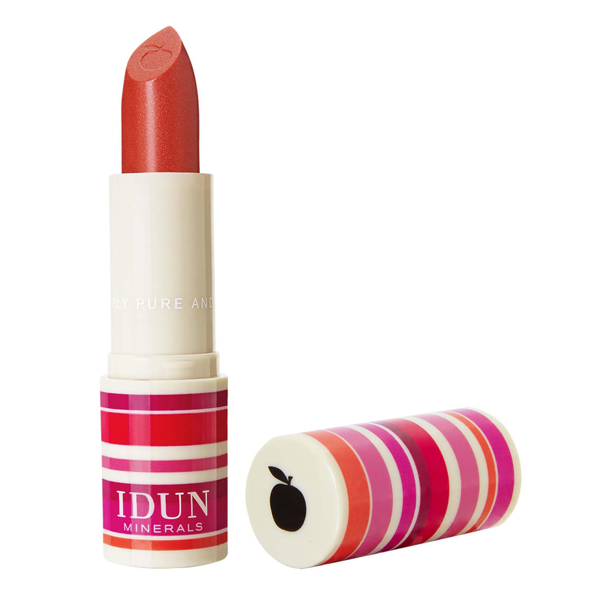 IDUN Minerals Coral Creme Lipstick - Ultra Creamy, Rich Color, Long Lasting Finish, 0.12 Ounce