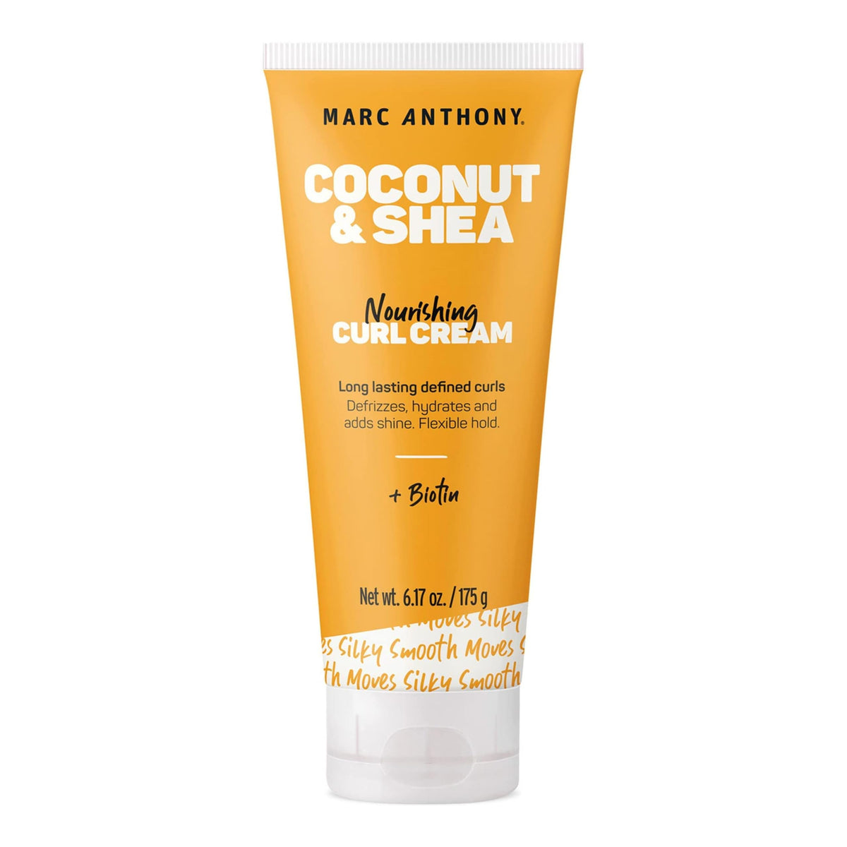 Marc Anthony Curl Cream - Coconut Oil & Shea Butter, Anti-Frizz, 6.17 Oz, Color Safe, Sulfate Free