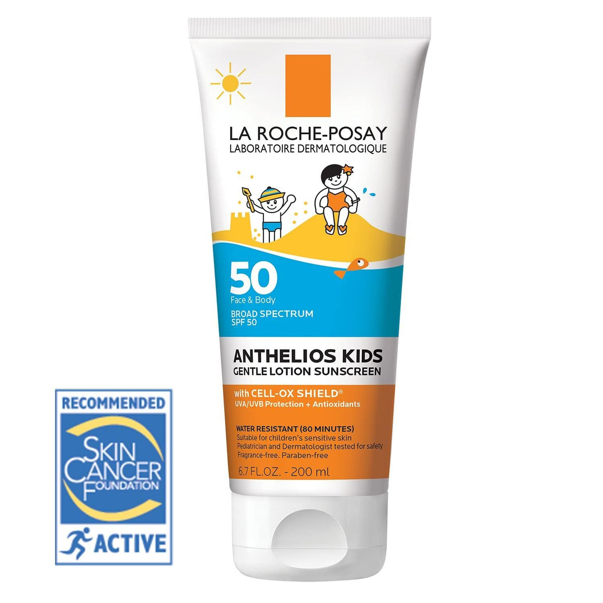 La Roche-Posay Anthelios Kids Sunscreen Spf 50, Oxybenzone Free, 6.7 Fl Oz,