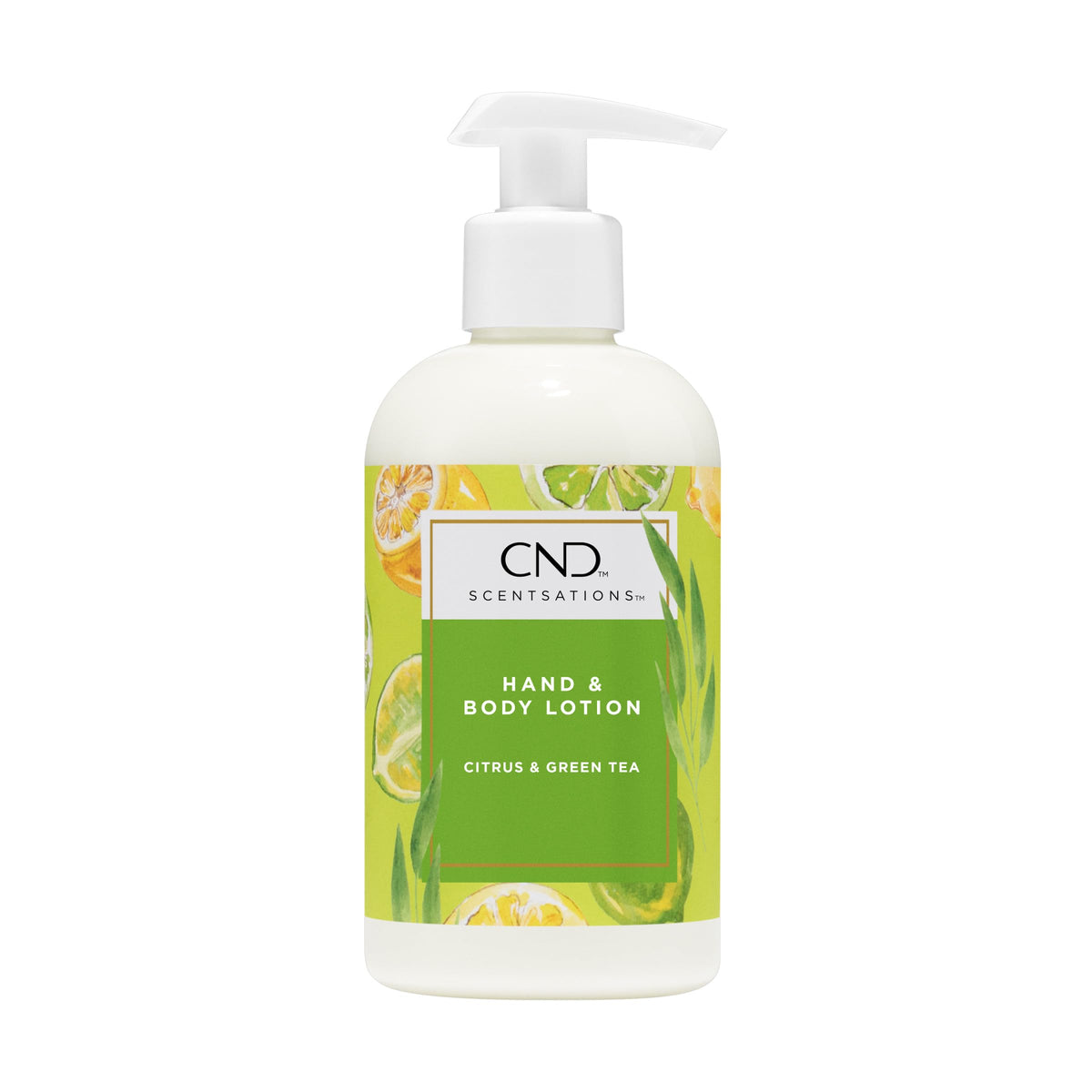 Cnd Scentsations Hand & Body Lotion - Deep Moisturizing Citrus & Green Tea, 8.3 Fl Oz