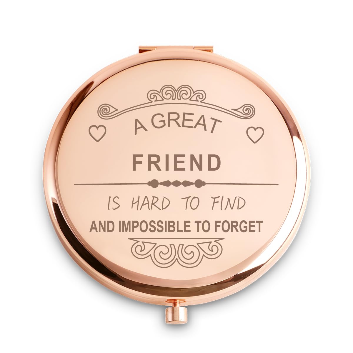 Daricano Personalized Compact Mirrors - Unique Friendship Gifts For Women & Teen Girls