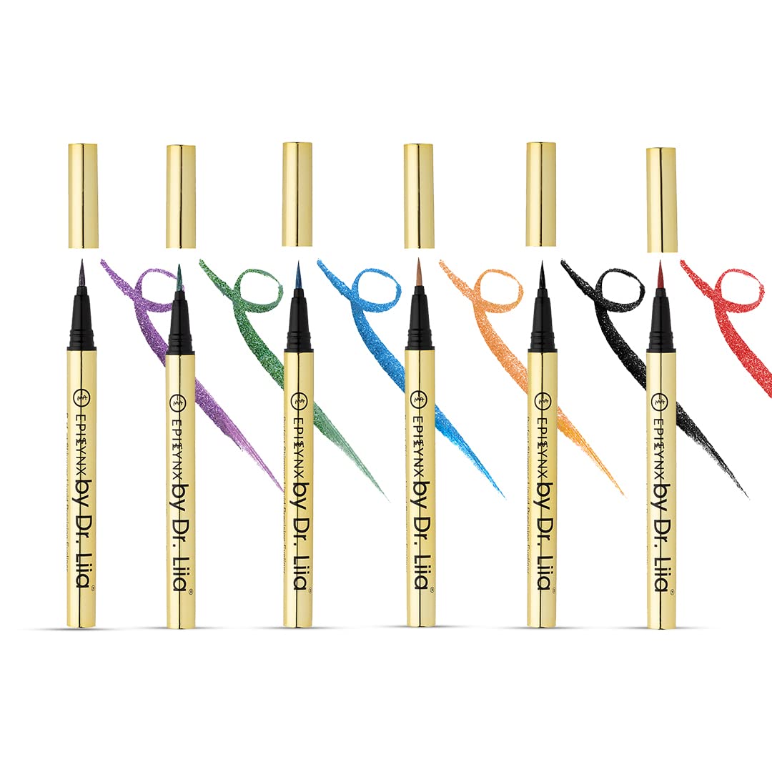 EPILYNX Long Lasting Waterproof Liquid Eyeliner Set | Vegan, Gluten-Free | Holiday Gift Pack