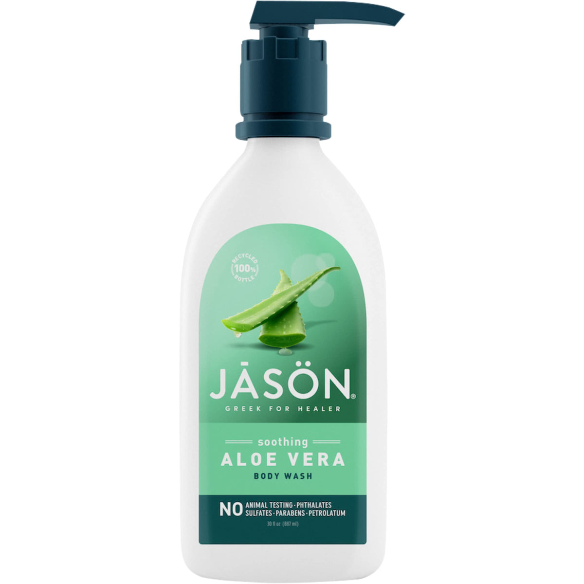 Jason Soothing Aloe Vera Body Wash, 30 Fl Oz – Hydrating & Gentle Skin Cleanser